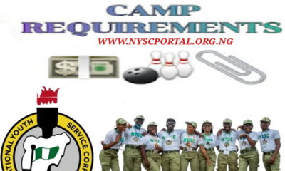 Complete Documents Required for NYSC Camp Registration in 2024