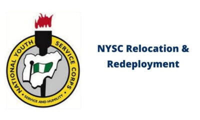 Sample of NYSC Relocation Letter on Security Grounds