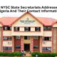 All NYSC State Secretariats Addresses In Nigeria And Their Contact Details