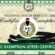 How to Apply for NYSC exemption letter