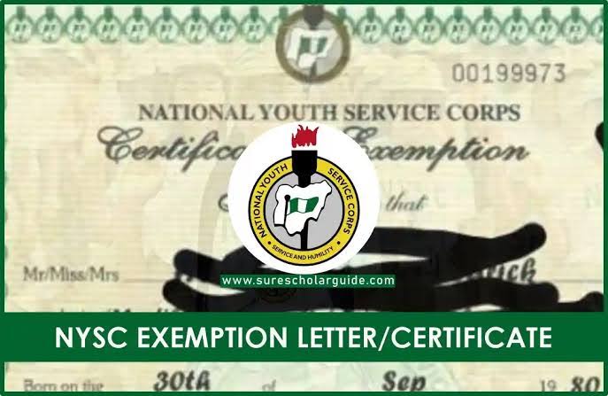 How to Print NYSC Exemption Letter (2024) - NYSC Hubs