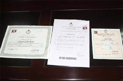 Sample of NYSC Discharge Certificate